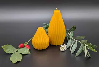 Bienenwachskerze (Tropfen GROß)