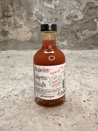 Mirabellen-Jalapenos-Grillsoße