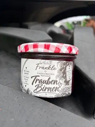 Trauben Birnen Marmelade