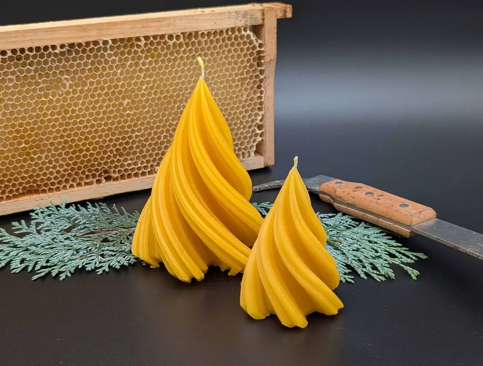 Bienenwachskerze (Tanne KLEIN)