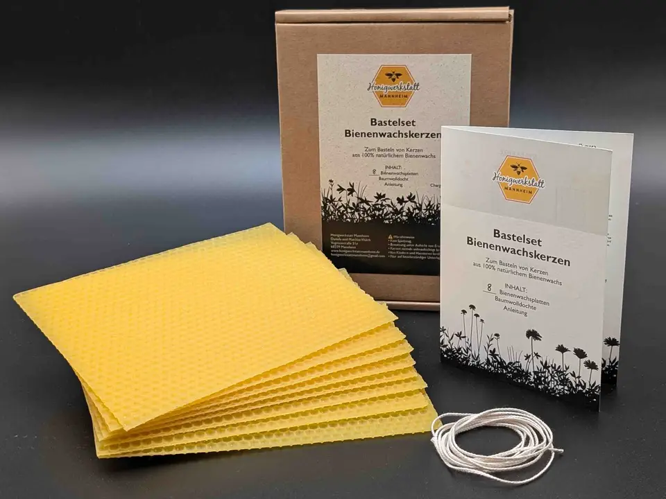Bienenwachskerzen - Bastelset