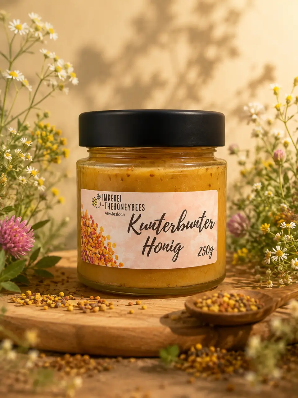 Kunterbunterhonig 250g, cremig